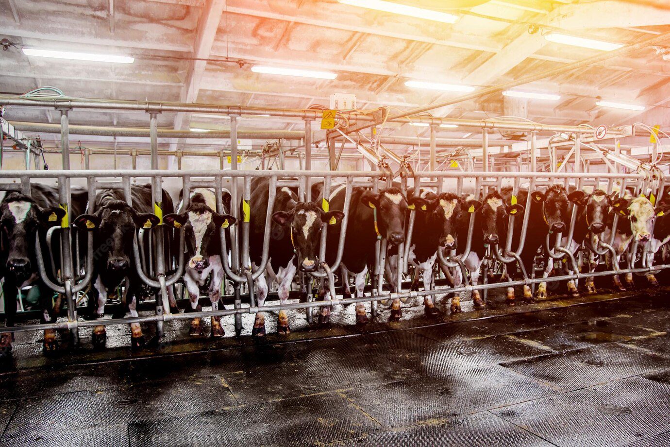 parallel milking parlor شیر دوشی - شرکت تکنو دام صنعت